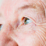 An elderly man with ageing vision